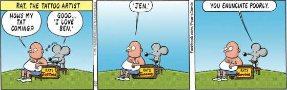 A tattoo mistake by Pearls before swine